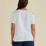 Ellia Crew Tee - Paradise Beach Print