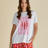 Ellia Crew Tee - Sardinia Print