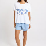 Ellia Print Tee - Seychelles Print | Betty Basics