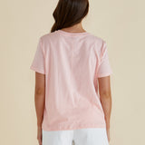 Ellia Crew Tee - Santorini Print