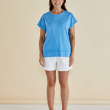 Shirley Short Sleeve Tee - Blue