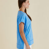 Shirley Short Sleeve Tee - Blue