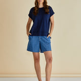Shirley Short Sleeve Tee - Navy