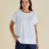 Shirley Short Sleeve Tee - White