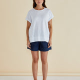 Shirley Short Sleeve Tee - White