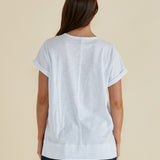 Shirley Short Sleeve Tee - White