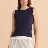 Thea Tank Top - Navy