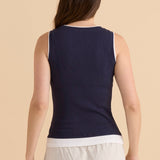 Thea Tank Top - Navy