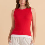Thea Tank Top - Red