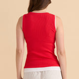 Thea Tank Top - Red