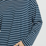 Vienna Tee - Navy/White/Blue Stripe
