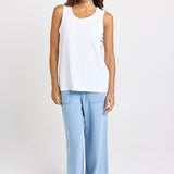 Rory Slub Tank - White | Betty Basics