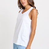 Rory Slub Tank - White | Betty Basics