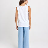 Rory Cotton Slub Tank - White