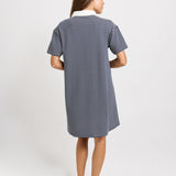 Freddy Cotton Polo Dress - Navy/White Stripe