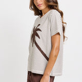 Tibby Tee - Chocolate Stripe | Betty Basics