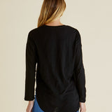 Jessie Long Sleeve Tee - Black