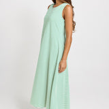 Sabrina Maxi Dress - Green Stripe | Betty Basics