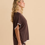 Clara Tee - Chocolate