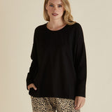 Brixley Long Sleeve Top - Black