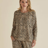 Brixley Long Sleeve Top - Leopard