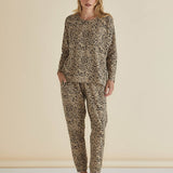 Brixley Long Sleeve Top - Leopard