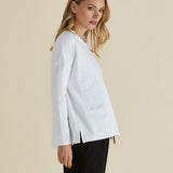 Brixley Long Sleeve Top - White