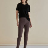 Gwen Ponte Legging - Brown
