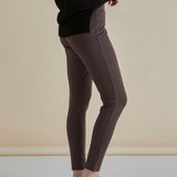 Gwen Ponte Legging - Brown