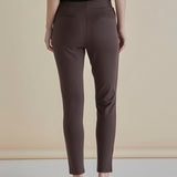 Gwen Ponte Legging - Brown