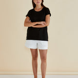 Caia Crew Tee - Black
