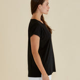 Caia Crew Tee - Black