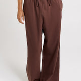 Nikki Relax Cotton Jogger - Chocolate | Betty Basics
