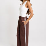 Nikki Relax Cotton Jogger - Chocolate | Betty Basics