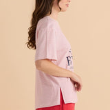 Relax Boxy Tee - Boston Print