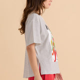 Relax Boxy Tee - Chilli Print