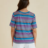 Riley Tee - Multi Stripe