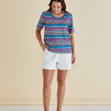 Riley Tee - Multi Stripe
