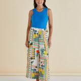 Francis Rib Tank - Blue