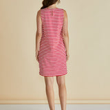 Tia Tank  Dress - Red Stripe