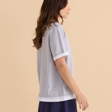 Boyfriend Tee - Grey Marle