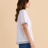 Boyfriend Tee - White