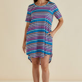 Nyree Dress - Multi Stripe