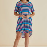 Nyree Dress - Multi Stripe