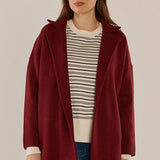 Bristol Coatigan - Burgundy