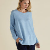 Soho Knit Sweater - Powder Blue