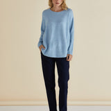 Soho Knit Sweater - Powder Blue