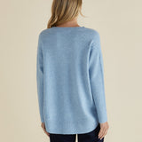 Soho Knit Sweater - Powder Blue