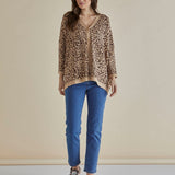 Hampton Cardigan - Animal Print