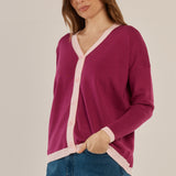 Hampton Cardigan - Pink